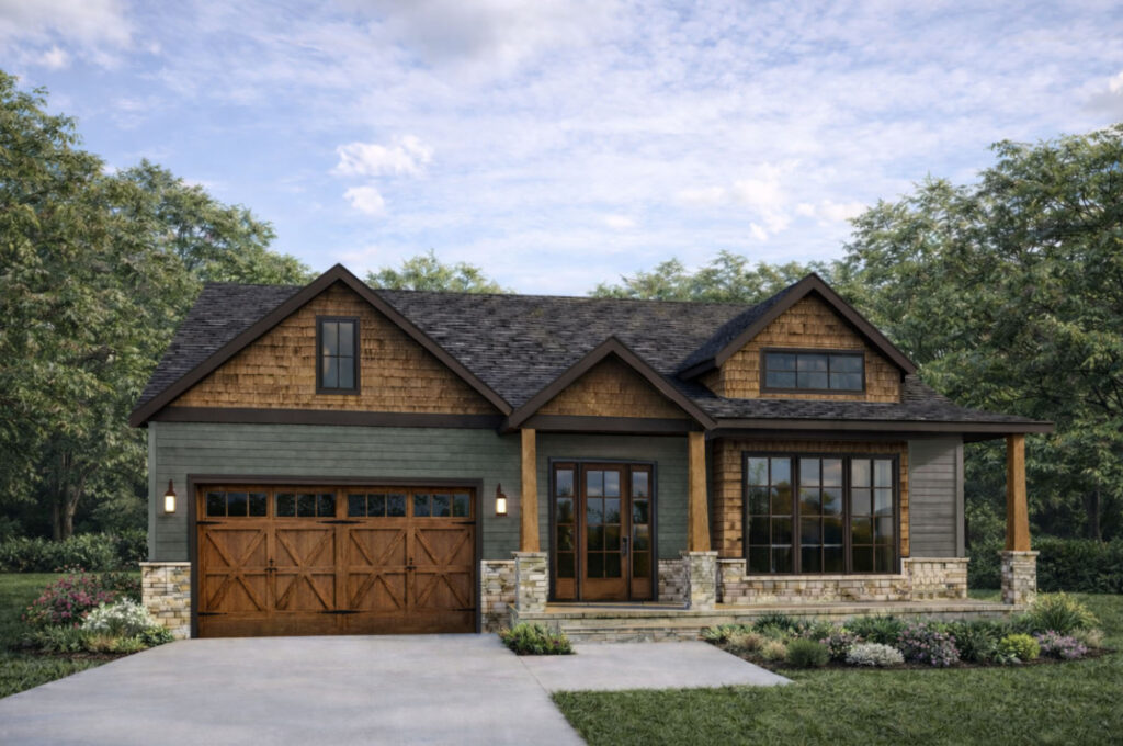 Exterior rendering of the 2026 Paducah St. Jude Dream Home designed by MC Homes