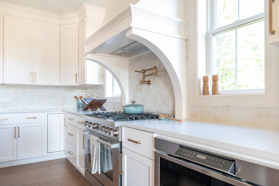 Kitchen counter and oven in the 2026 MC Home St. Jude Dream Home